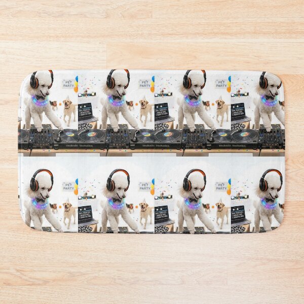Item preview, Poodle DJ Turntable Master designed and sold by PictoVibe.