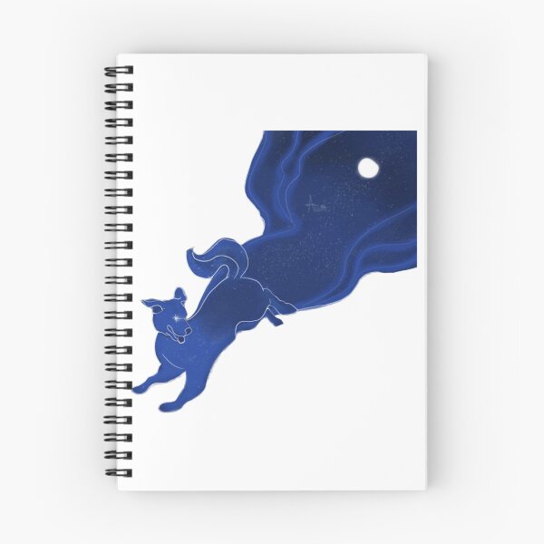 Item preview, Running Through The Night Cute Galaxy Celestial Dog Art designed and sold by AstralALl.