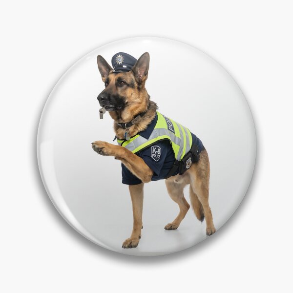 Item preview, German Shepherd Police Officer designed and sold by PictoVibe.