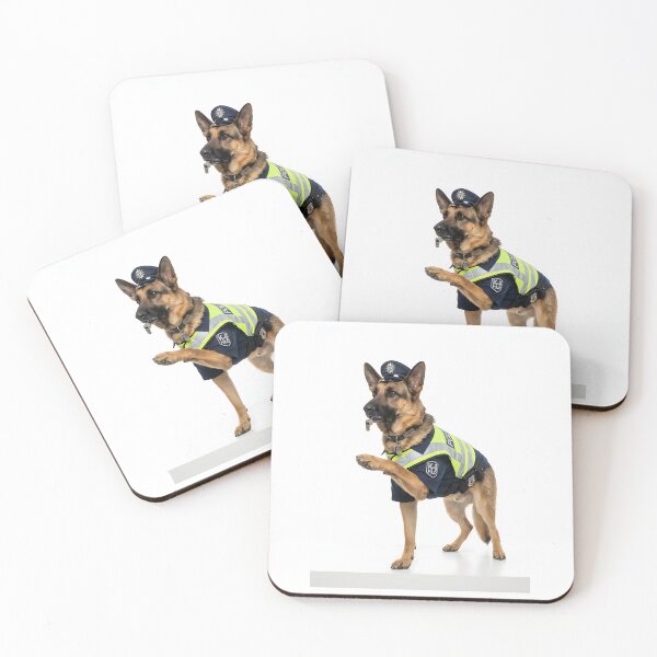 Item preview, German Shepherd Police Officer designed and sold by PictoVibe.