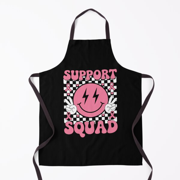 Item preview, Support Squad Breast Cancer Awareness Pink Ribbon Smile Face designed and sold by Nahkolahmom.