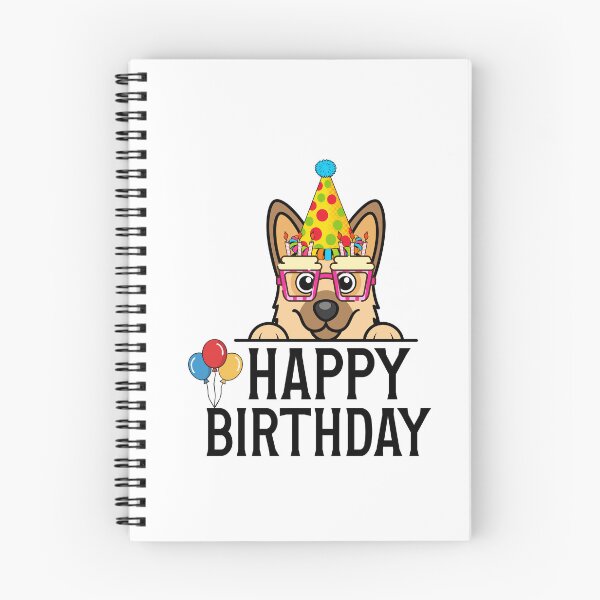 Item preview, Happy German Shepherd Birthday designed and sold by TheAnimalZ00.