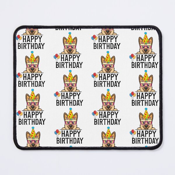 Item preview, Happy German Shepherd Birthday designed and sold by TheAnimalZ00.