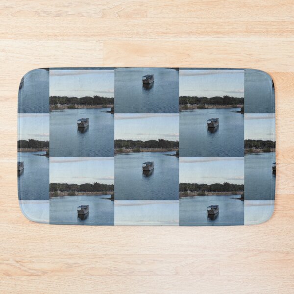 Item preview, A boat at South Townsville River during sunset designed and sold by pbchan.