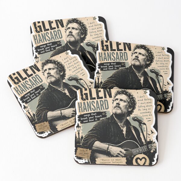 Item preview, Glen Hansard Acoustic Folk Music Artist designed and sold by HaytamShop.