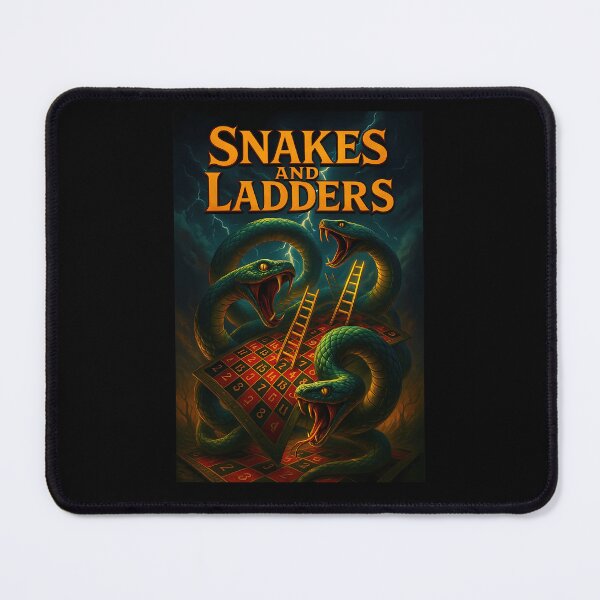 Item preview, Giant Green Snakes And Ladders Surrounding Dark Board designed and sold by Cognatus.