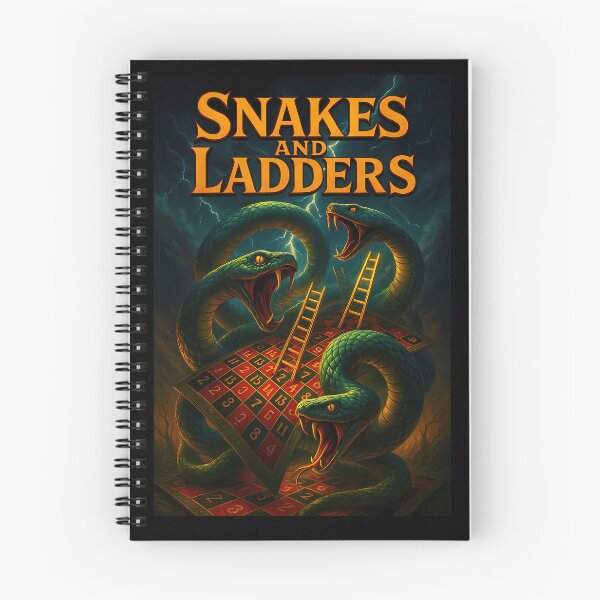 Item preview, Giant Green Snakes And Ladders Surrounding Dark Board designed and sold by Cognatus.