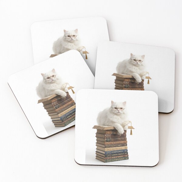 Item preview, Persian Cat Librarian Book Lover designed and sold by PictoVibe.
