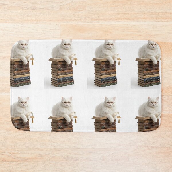 Item preview, Persian Cat Librarian Book Lover designed and sold by PictoVibe.