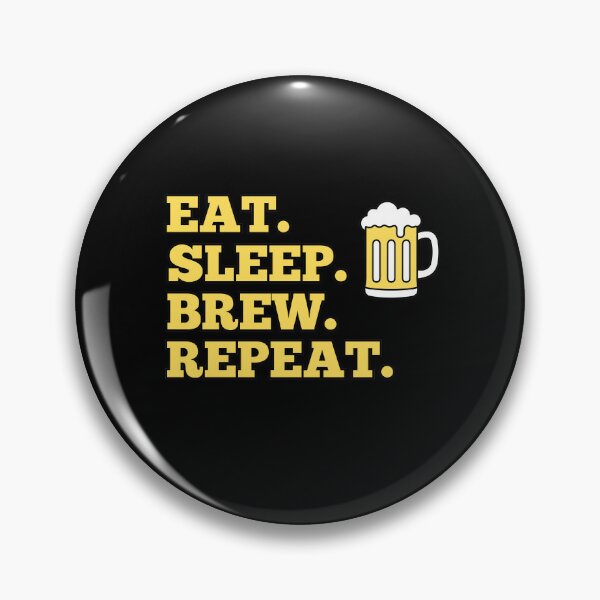 Item preview, Eat Sleep Brew Repeat Craft Beer Brewing designed and sold by Draculaura2009.