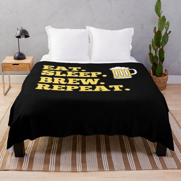 Item preview, Eat Sleep Brew Repeat Craft Beer Brewing designed and sold by Draculaura2009.