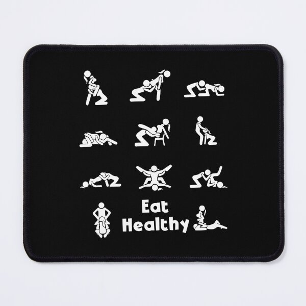 Item preview, Eat Healthy Shirt, Funny Tshirt Adult Dirty Humor designed and sold by flory-baff-mint.