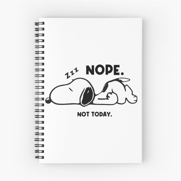 Item preview, Snoopy Nope Not Today designed and sold by Nahkolahmom.