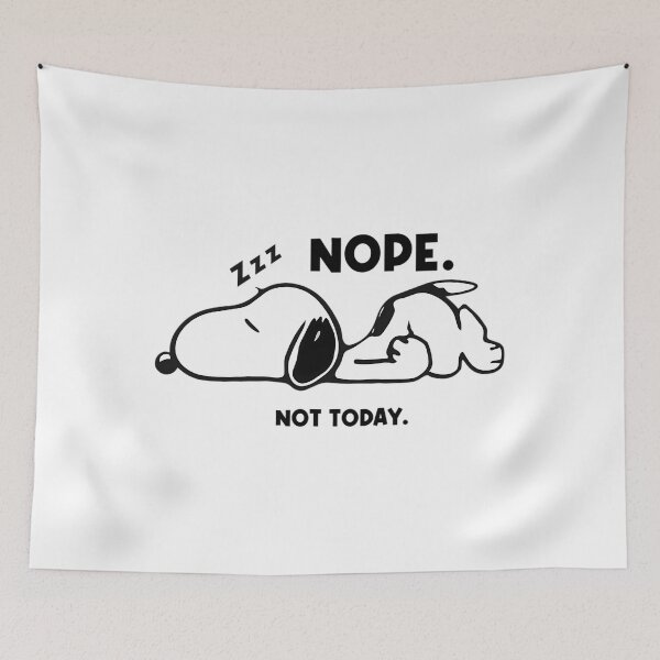 Item preview, Snoopy Nope Not Today designed and sold by Nahkolahmom.