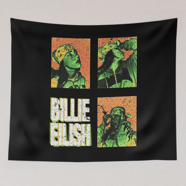 Item preview, Official Billie Eilish HIT ME Hard and Soft Photo Squares designed and sold by carololy.