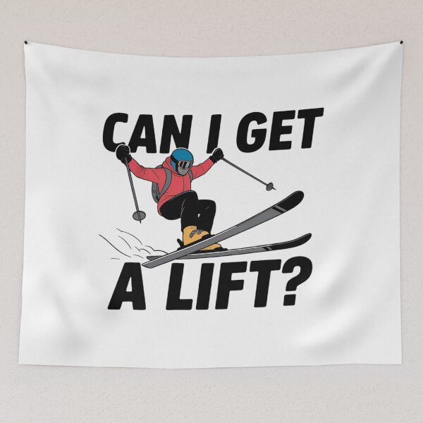 Item preview, Can I Get A Lift Ski designed and sold by Nahkolahmom.