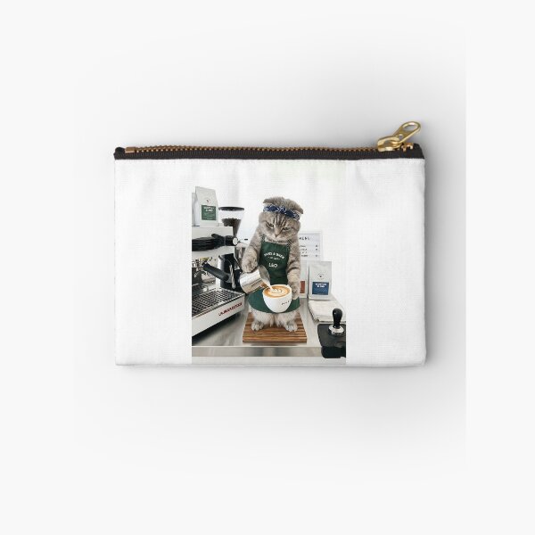 Item preview, Scottish Fold Cat Barista Artiste designed and sold by PictoVibe.