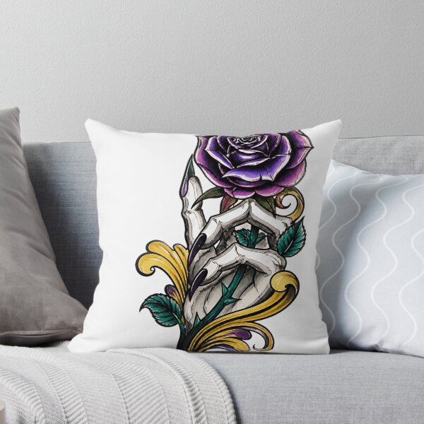 Item preview, Gothic Purple Rose Skeleton designed and sold by SKBlack.