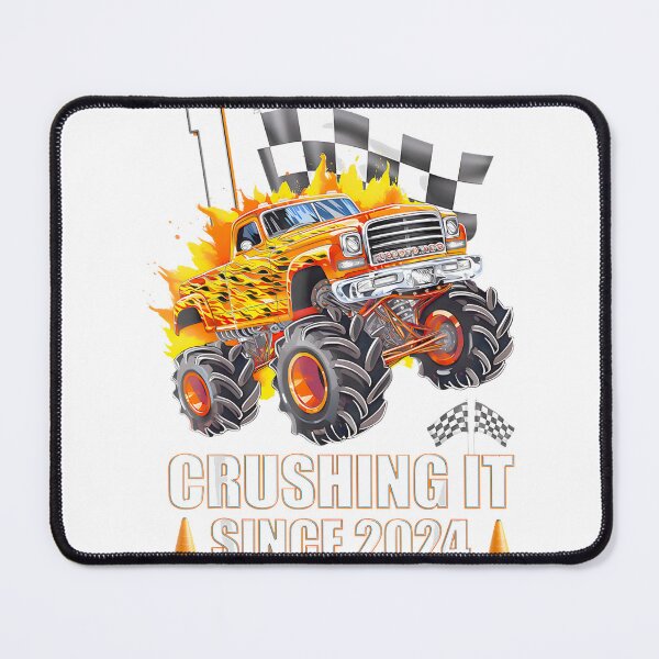 Item preview, Crushing It Since St Birthday Monster Truck Kids Png designed and sold by Donald Howard.
