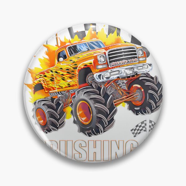 Item preview, Crushing It Since St Birthday Monster Truck Kids Png designed and sold by Donald Howard.