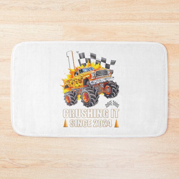 Item preview, Crushing It Since St Birthday Monster Truck Kids Png designed and sold by Donald Howard.
