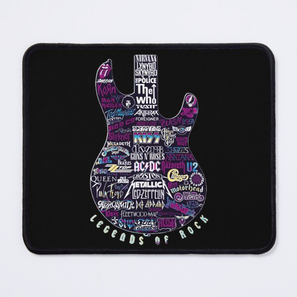 Item preview, Legends Of Rock Guitar Retro T-Shirt designed and sold by FloraInk.
