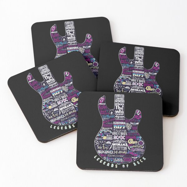 Item preview, Legends Of Rock Guitar Retro T-Shirt designed and sold by FloraInk.