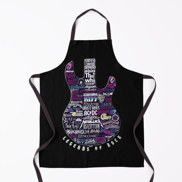 Item preview, Legends Of Rock Guitar Retro T-Shirt designed and sold by FloraInk.