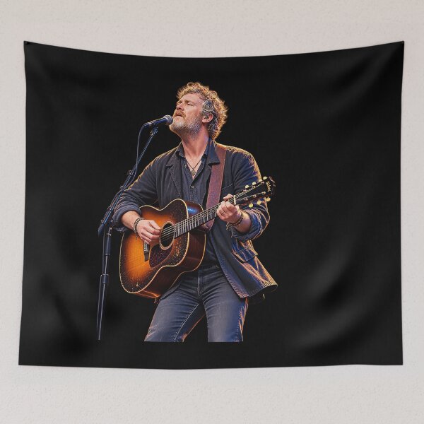Item preview, Glen Hansard Acoustic Folk Music Artist designed and sold by HaytamShop.