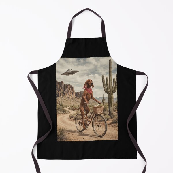 Item preview, Redbone Coonhound Riding Bike Wild West Western UFO Dog Lover designed and sold by dian-rody-crest.