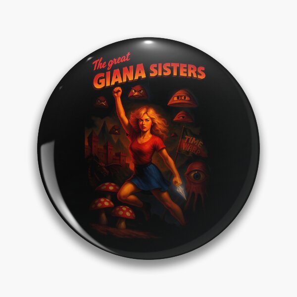 Item preview, Blonde Heroine Raising Fist Surrounded By Floating Monsters And Mushrooms designed and sold by CrxDesgins.