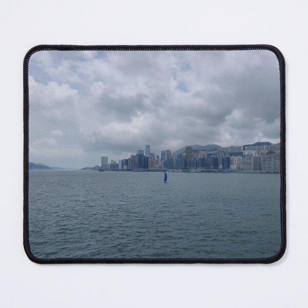 Item preview, Hong Kong Harbour Panorama – City Skyline Beneath Dramatic Skies designed and sold by pbchan.