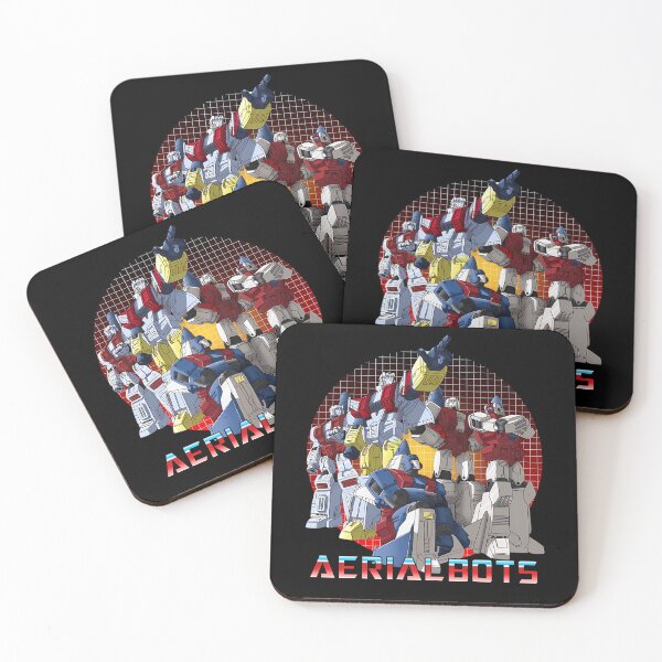 Aperçu de l'œuvre Les Aerialbots posent ensemble créée et vendue par vesu.