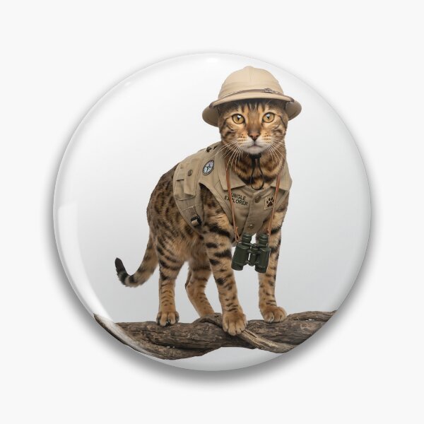 Item preview, Bengal Cat Jungle Explorer designed and sold by PictoVibe.