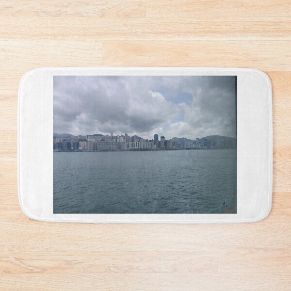 Item preview, Hong Kong Harbour Panorama – City Skyline Beneath Dramatic Skies designed and sold by pbchan.
