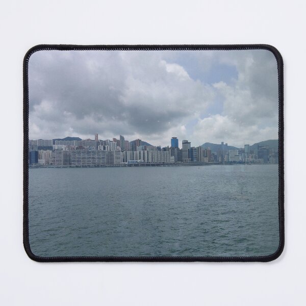 Item preview, Hong Kong Harbour Panorama – City Skyline Beneath Dramatic Skies designed and sold by pbchan.