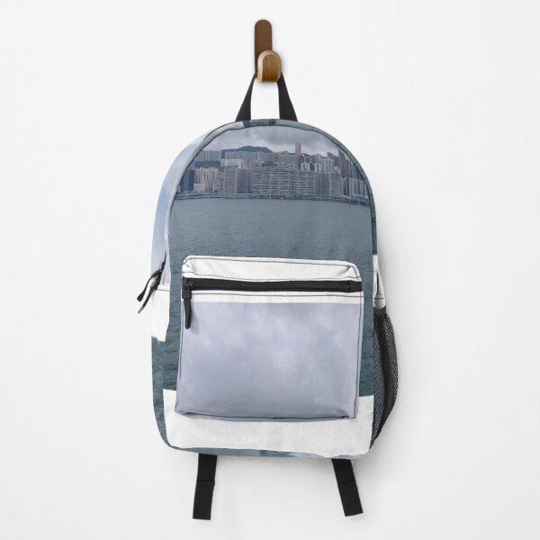Item preview, Hong Kong Harbour Panorama – City Skyline Beneath Dramatic Skies designed and sold by pbchan.