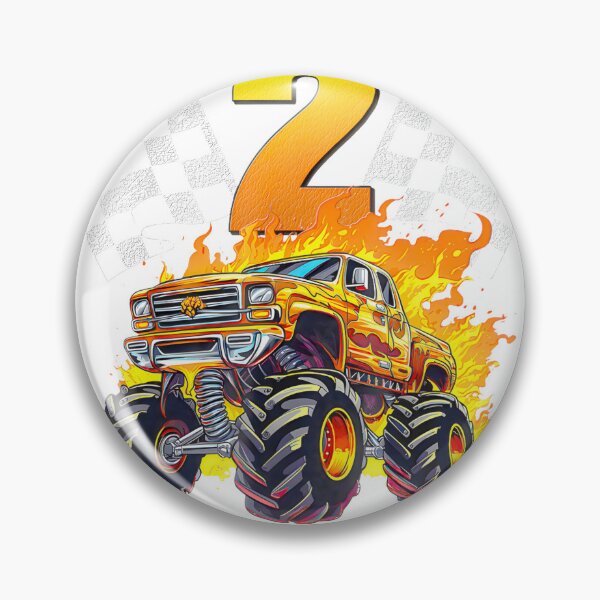 Item preview, Roaring Monster Truck 2Nd Birthday Fun designed and sold by Donald Howard.