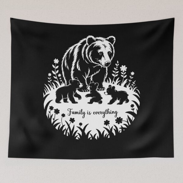 Item preview, Mama Bear With 4 Cubs Mother's Day Mom Birthday designed and sold by Kwaiianabshopp.