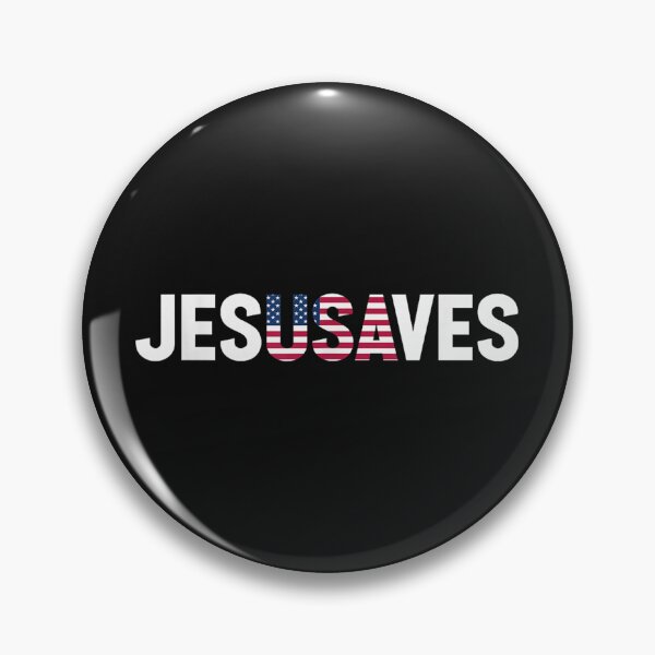Item preview, 4th of July Christian Jesus Saves USA Flag Patriotic designed and sold by forthelovat12.