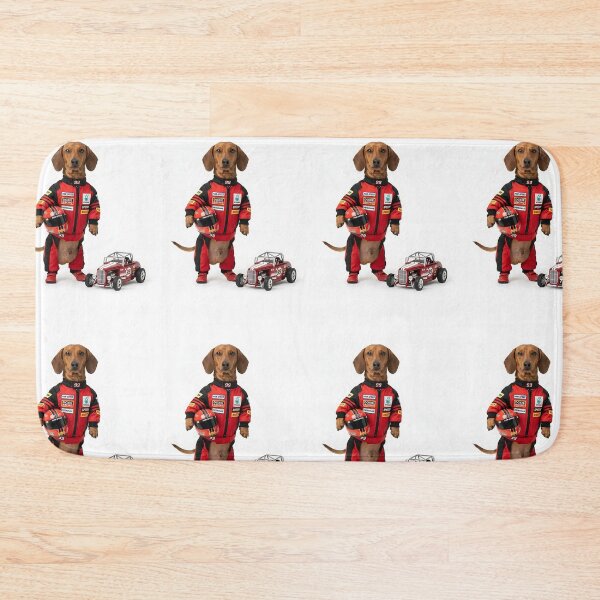 Item preview, Dachshund Race Car Driver designed and sold by PictoVibe.