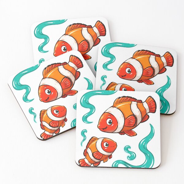 Item preview, Cute Clownfish Underwater Adventure designed and sold by NekoleDARA.