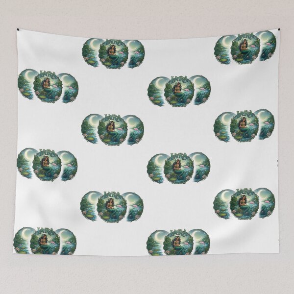 Item preview, Moonlit Mermaid Fantasy Lake designed and sold by Bloomelle Studio.