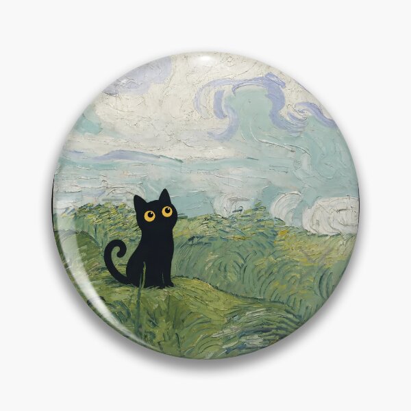 Item preview, Cute Cat In The Green Field designed and sold by PurrfectHome.