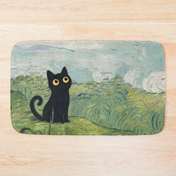 Item preview, Cute Cat In The Green Field designed and sold by PurrfectHome.