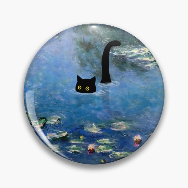 Item preview, Cat Monet Water Lilies Pond designed and sold by PurrfectHome.
