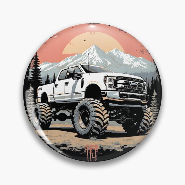 Item preview, Crew Cab Powerstroke Sunset Mountain Scene Truckpng designed and sold by Donald Howard.