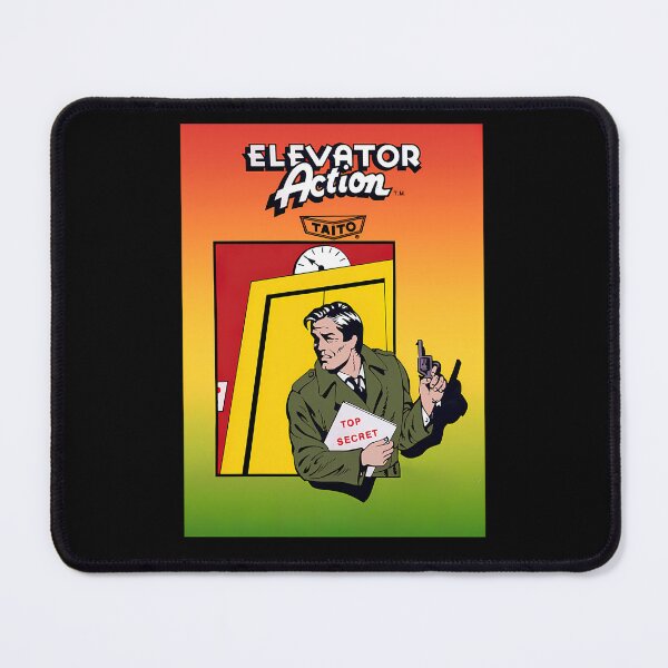 Item preview, Secret Agent Holding Pistol And Folder Stepping Out Of Elevator designed and sold by de-art99.