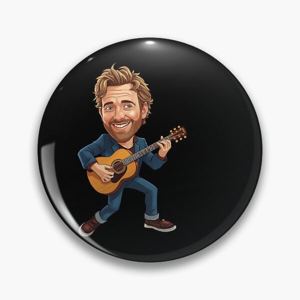 Item preview, Glen Hansard Cartoon Guitarist Folk Music Art designed and sold by DavidThe1.