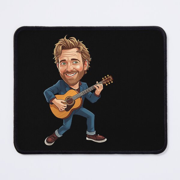 Item preview, Glen Hansard Cartoon Guitarist Folk Music Art designed and sold by DavidThe1.